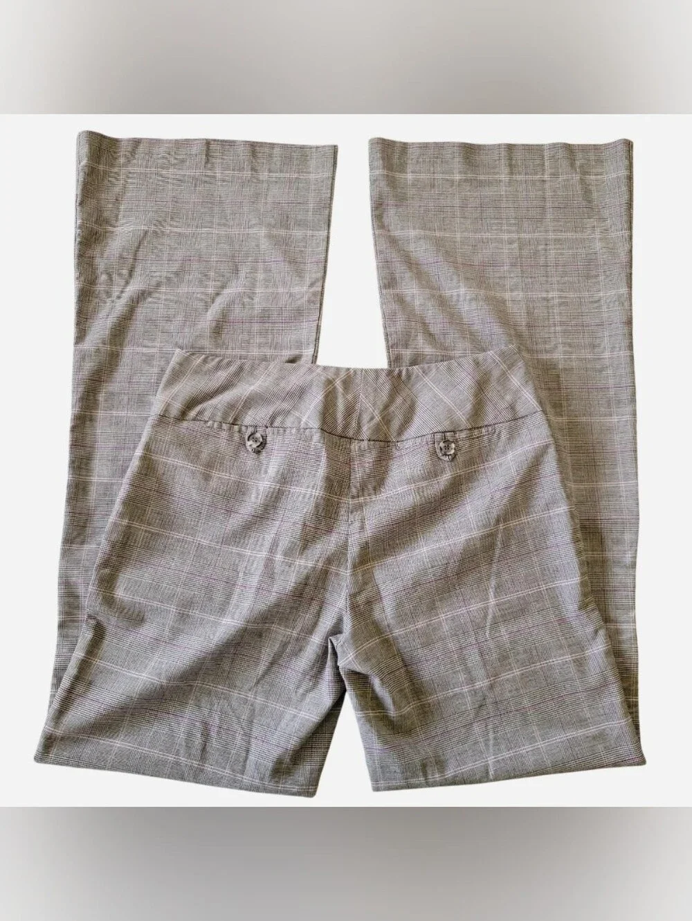 Byerwear | Vintage Gray Plaid Dress Pants